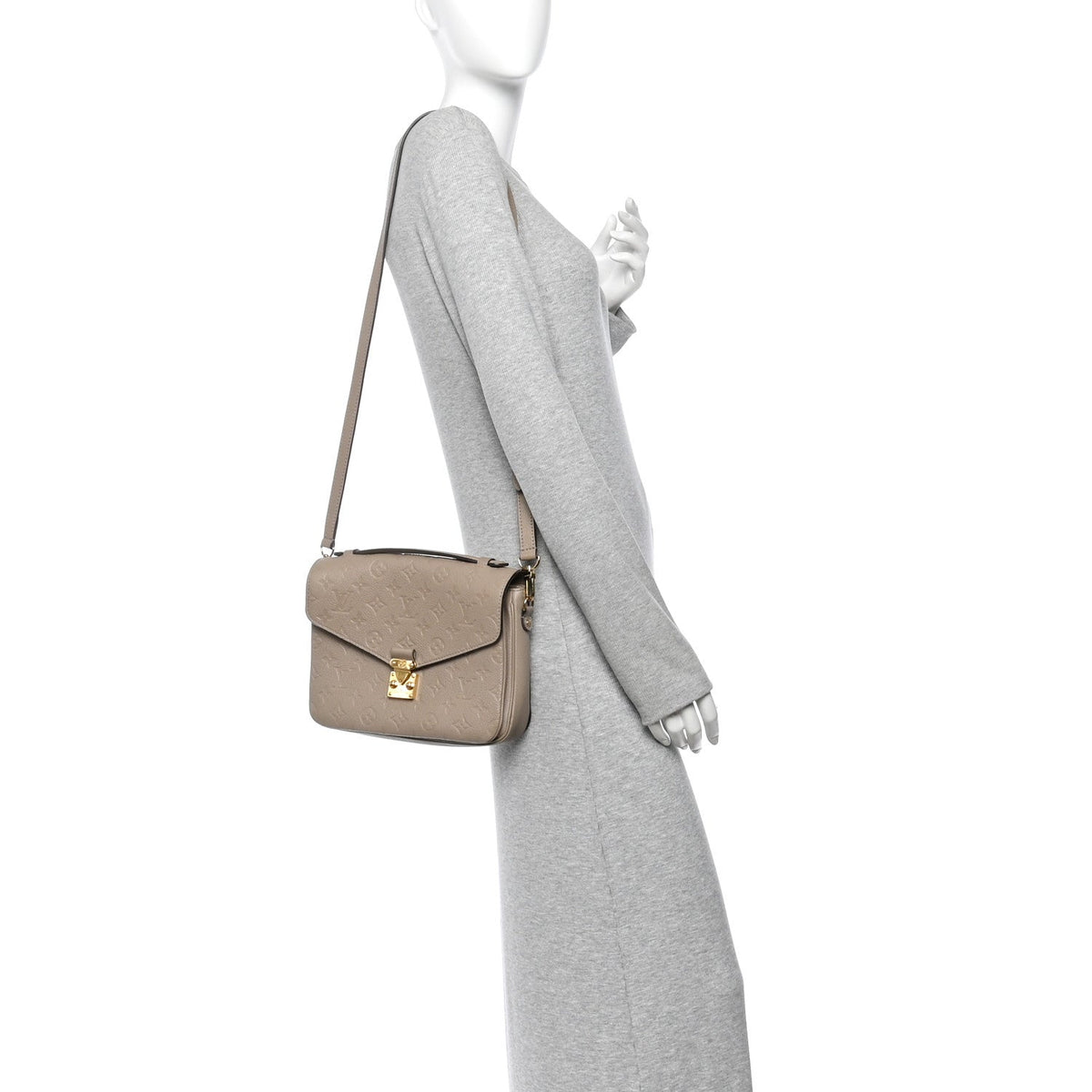 Empreinte Pochette Metis Tourterelle Handbag