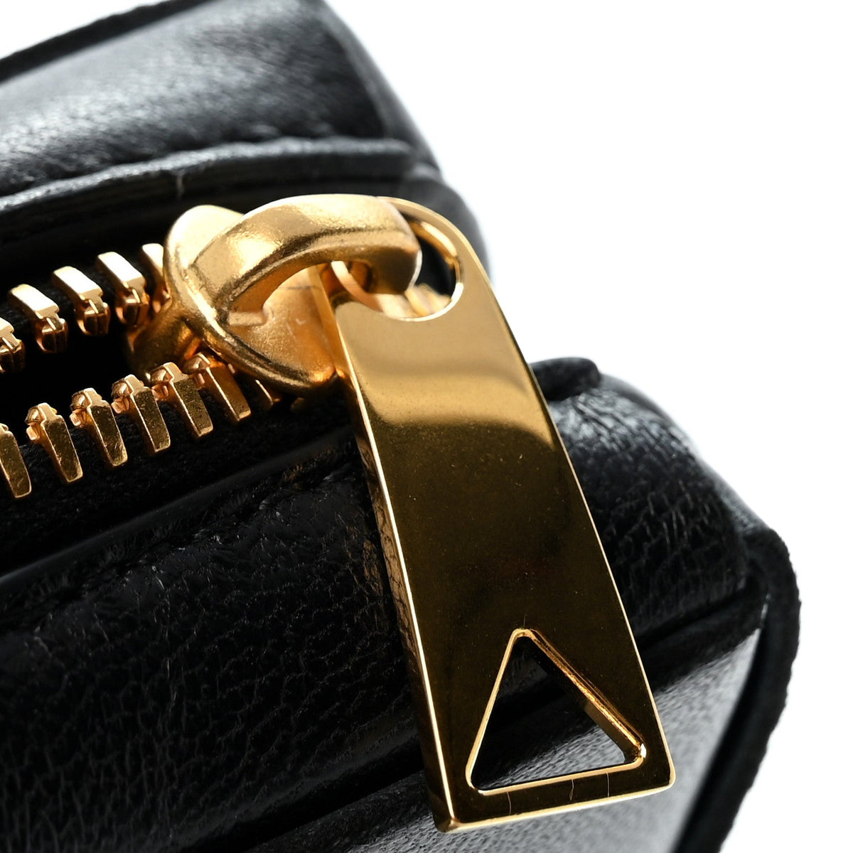 Maxi Lambskin Crossbody Bag - Black