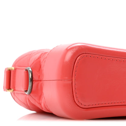 Small Quilted Calfskin Hobo Bag - Red
