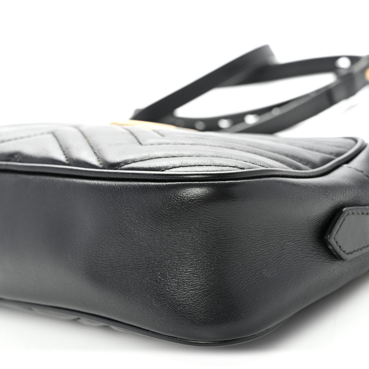 Small Calfskin Shoulder Bag - Black