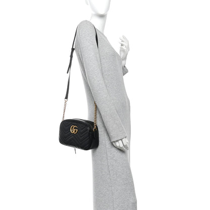 Small Calfskin Shoulder Bag - Black