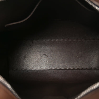 Calfskin Handbag - Brown