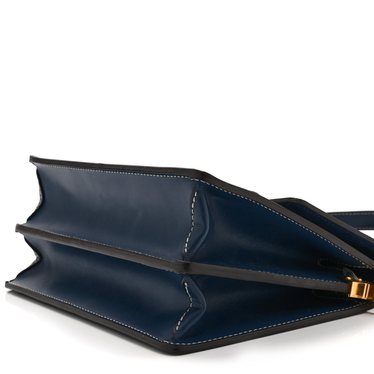Denim Monogram Jacquard Dauphine Mm Bleu Handbag