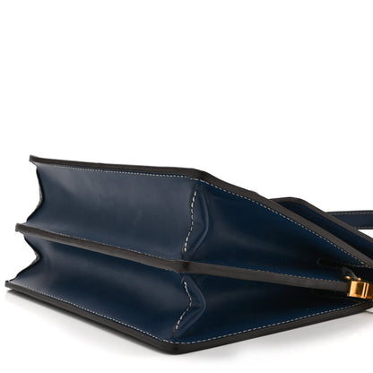 Denim Monogram Jacquard Dauphine Mm Bleu Handbag