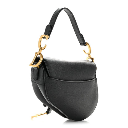 Mini Calfskin Handbag - Black