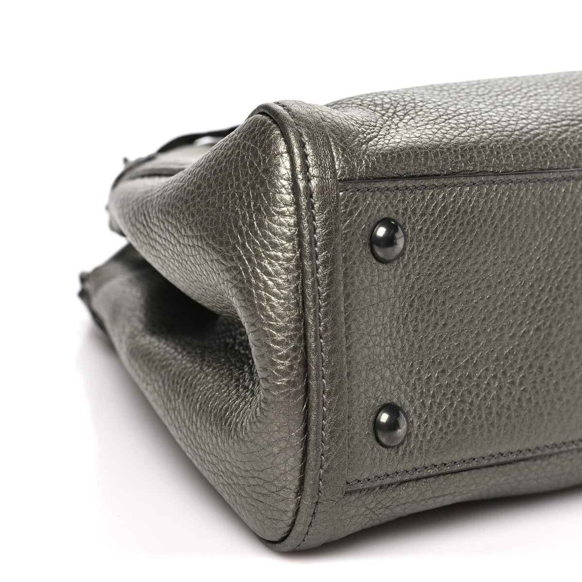 Small Calfskin Shoulder Bag - Gold