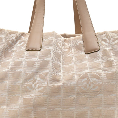 Medium Nylon Tote Bag - Beige