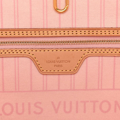 Damier Azur Neo Neverfull Gm Rose Baller Handbag