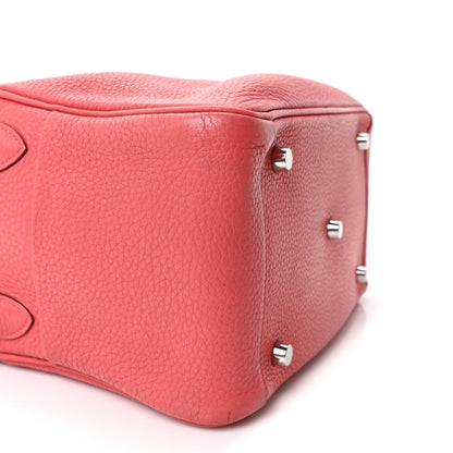 Taurillon Clemence Lindy 26 Rose Jaipur Handbag