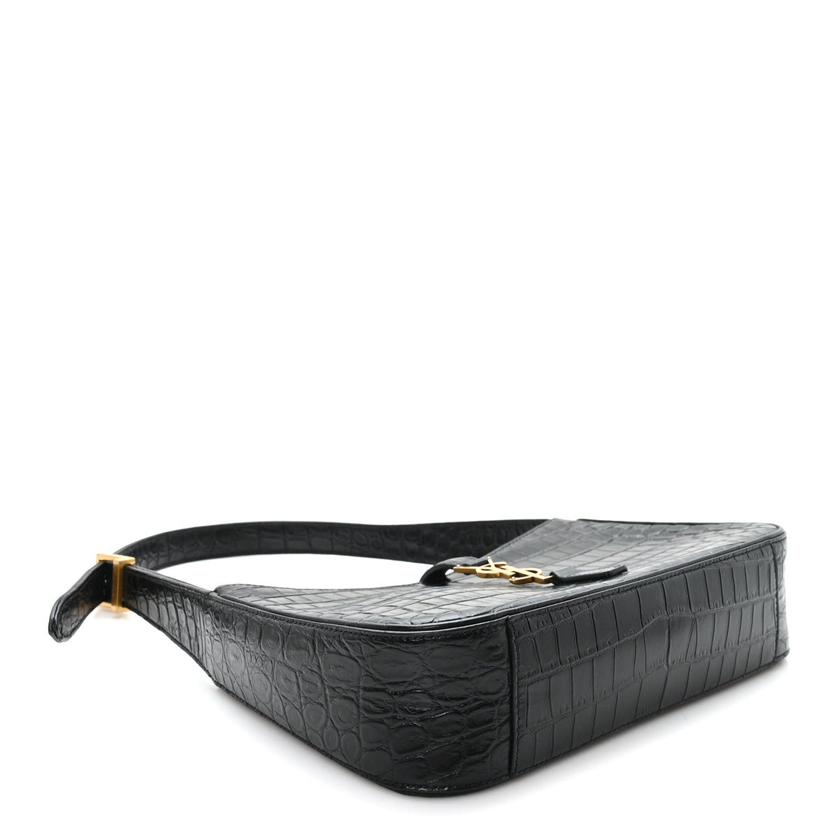 Calfskin Hobo Bag - Black