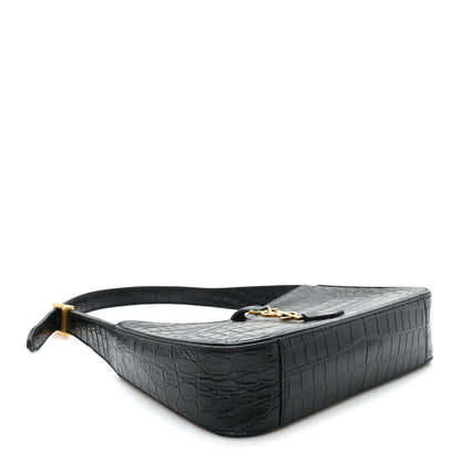 Calfskin Hobo Bag - Black