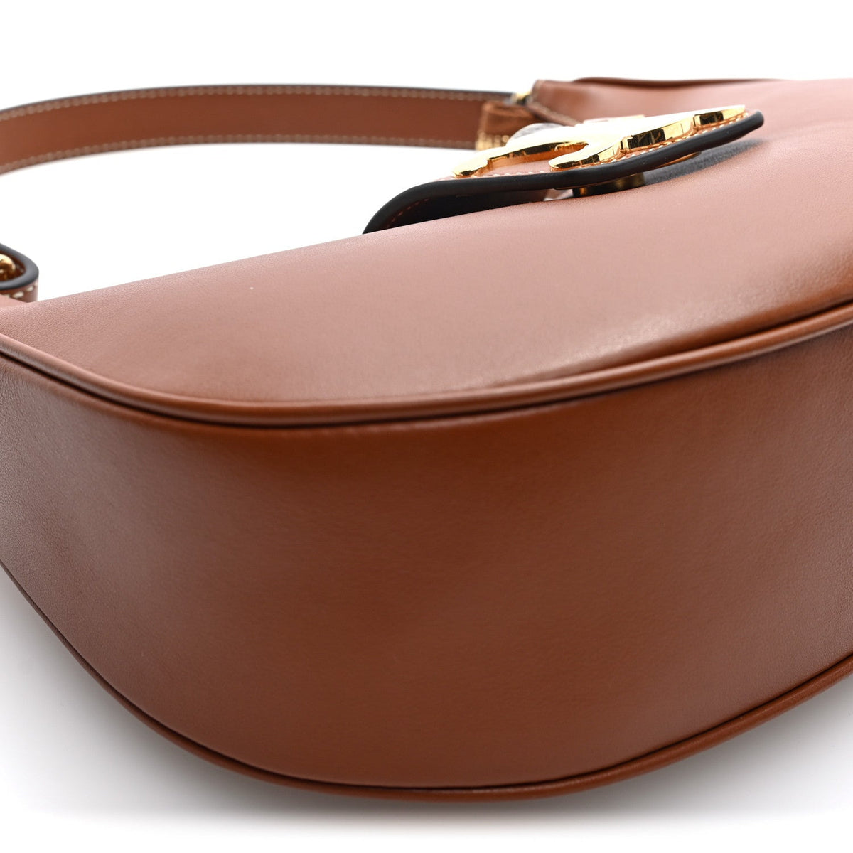 Medium Calfskin Shoulder Bag - Tan