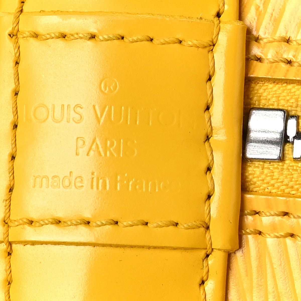 Epi Alma Pm Citron Handbag