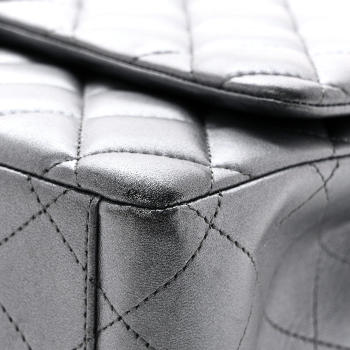 Maxi Quilted Lambskin Flap Shoulder Bag