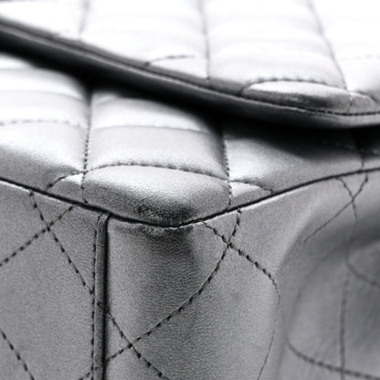 Maxi Quilted Lambskin Flap Shoulder Bag