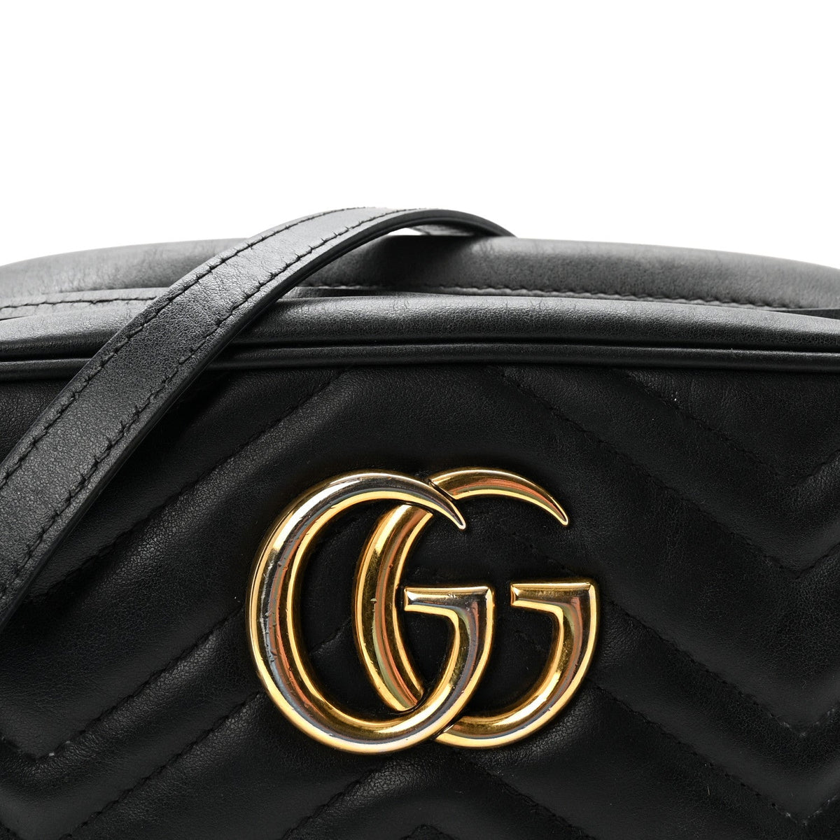 Small Calfskin Shoulder Bag - Black