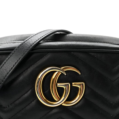 Small Calfskin Shoulder Bag - Black