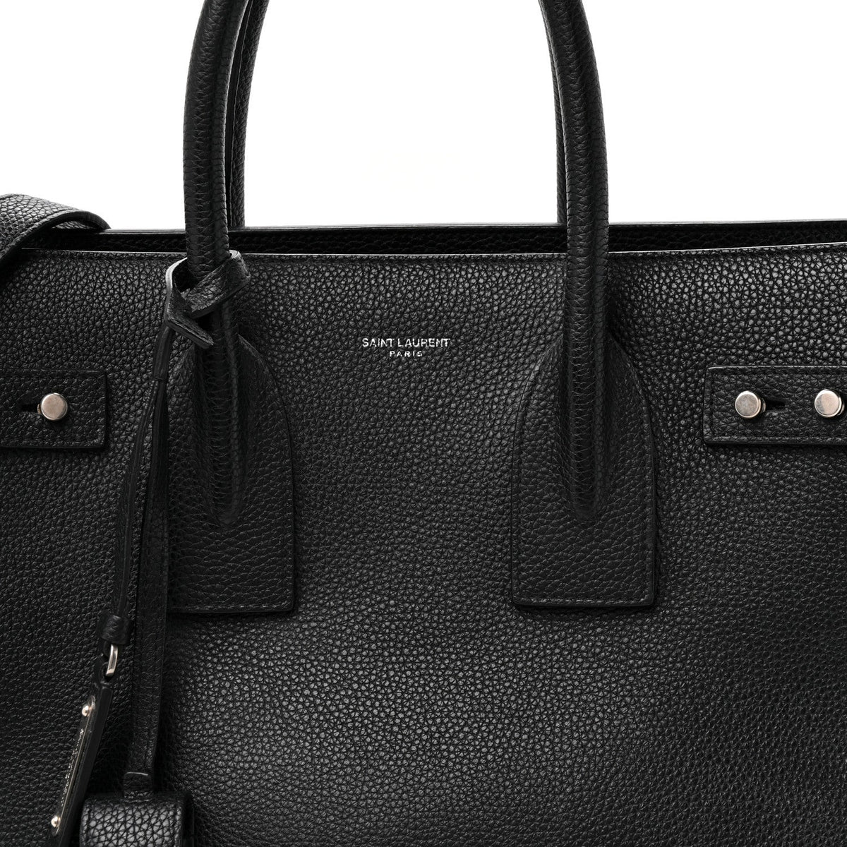 Small Calfskin Handbag - Black