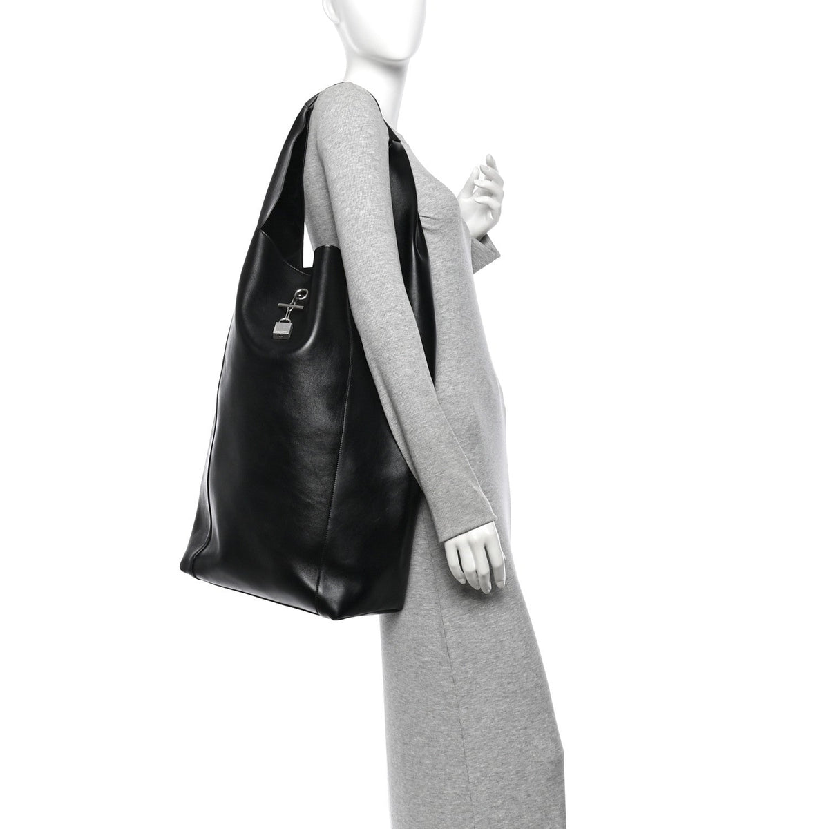 Large Calfskin Hobo Bag - Tan