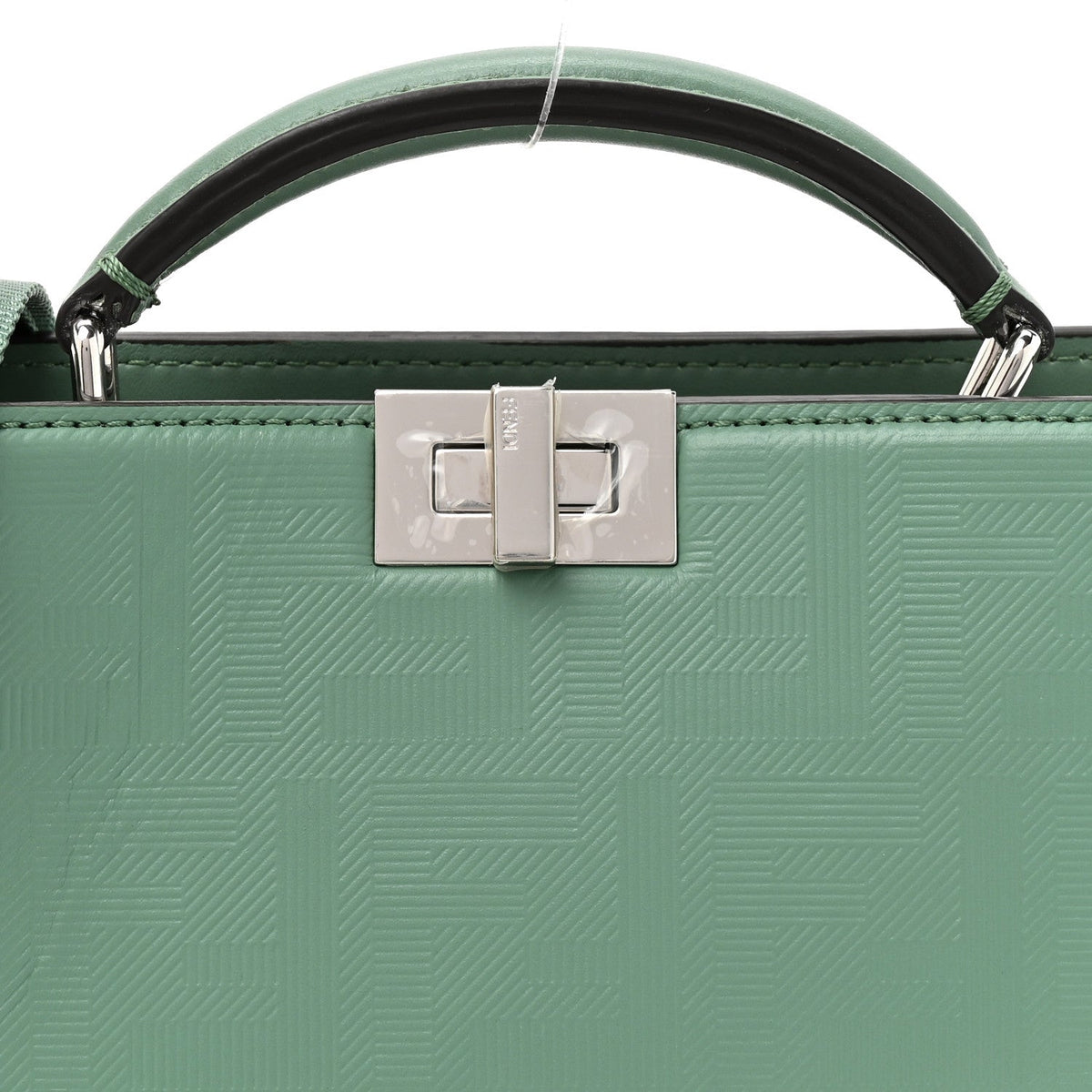 Calfskin Satchel Bag - Green