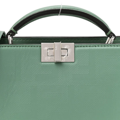 Calfskin Satchel Bag - Green