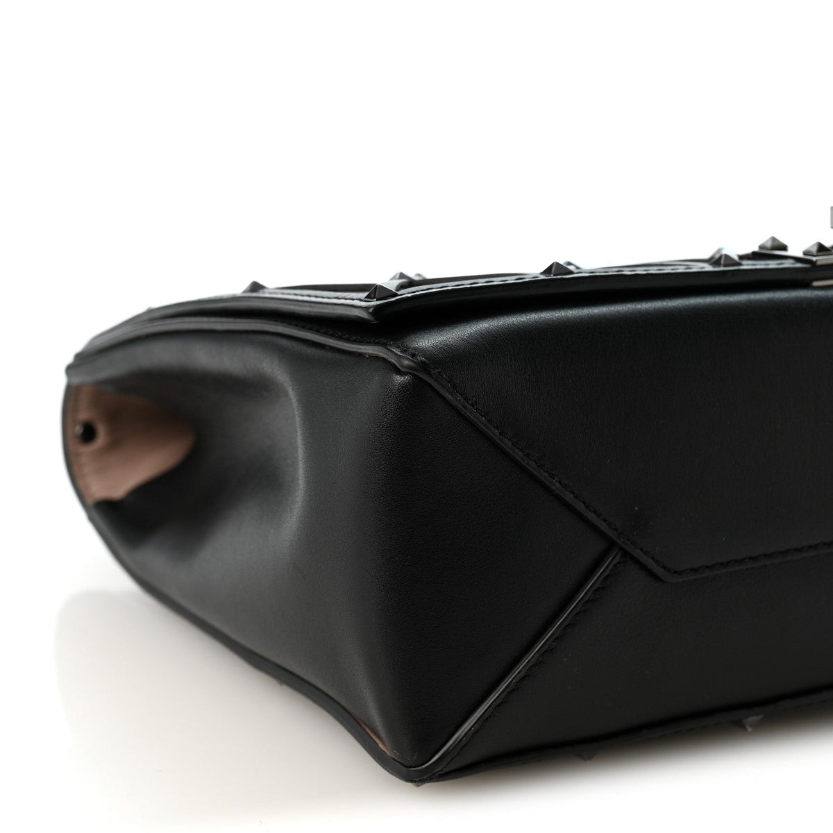 Quilted Calfskin Shoulder Bag - Black