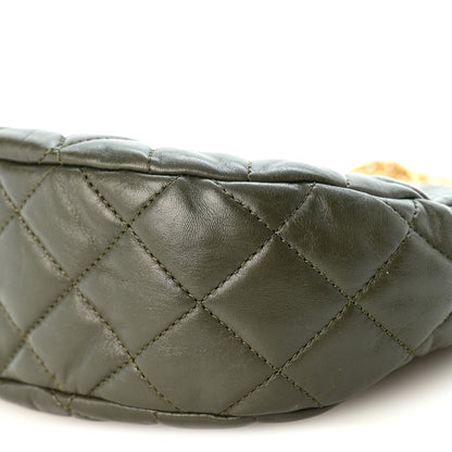 Quilted Lambskin Hobo Bag