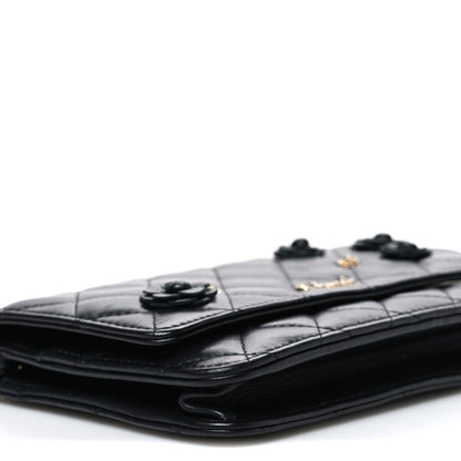 Lambskin Wallet Bag - Black