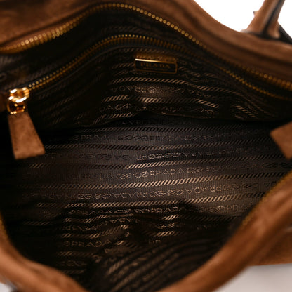 Medium Suede Shoulder Bag