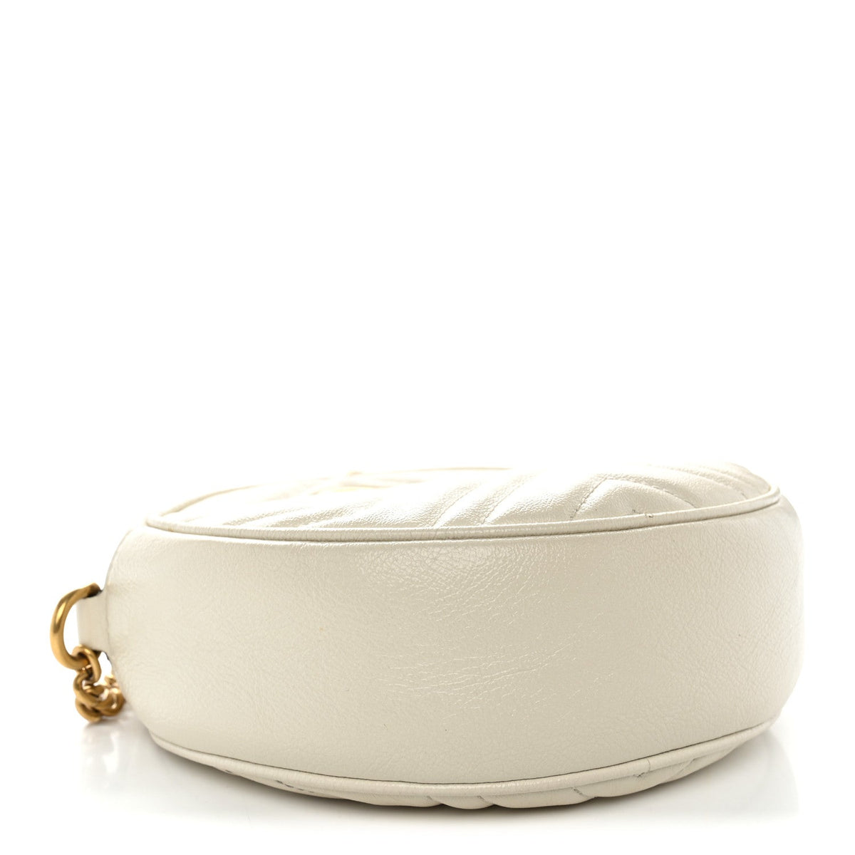 Mini Calfskin Shoulder Bag - White
