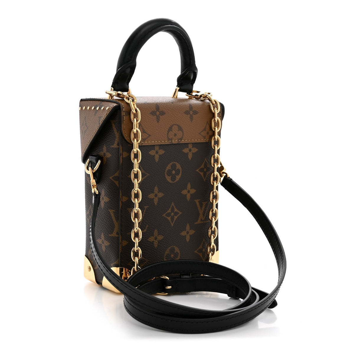 Reverse Monogram Camera Box Nm Handbag