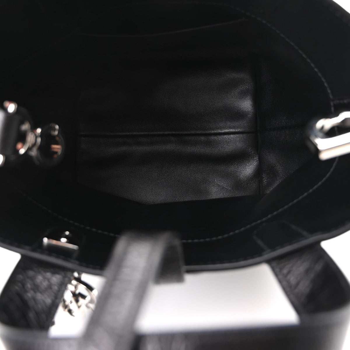 Small Calfskin Tote Bag - Black