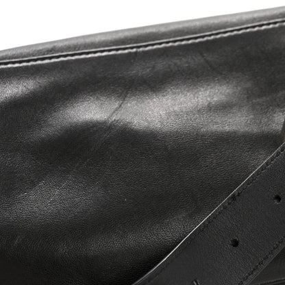 Calfskin Belt Bag - Black