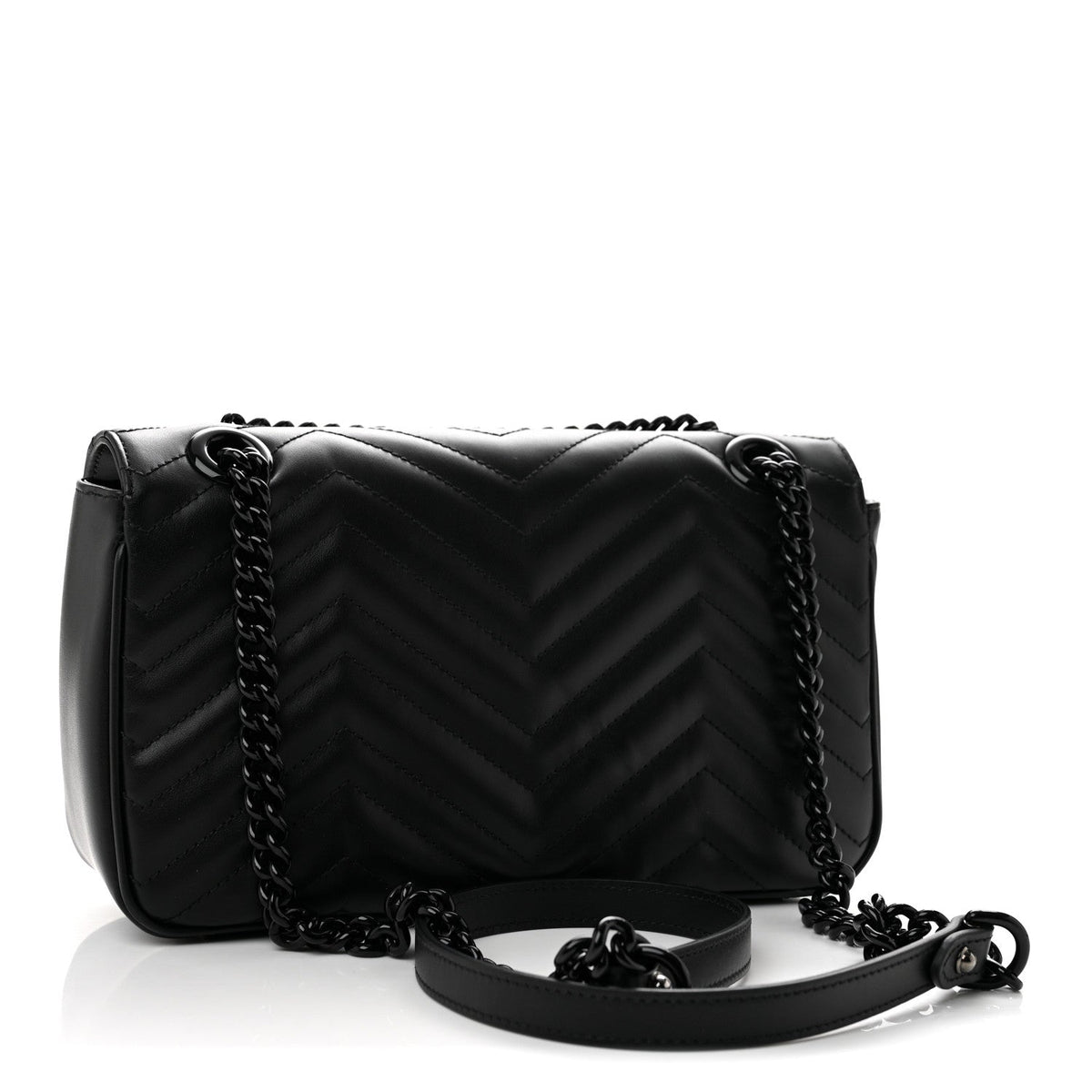 Small Calfskin Shoulder Bag - Black