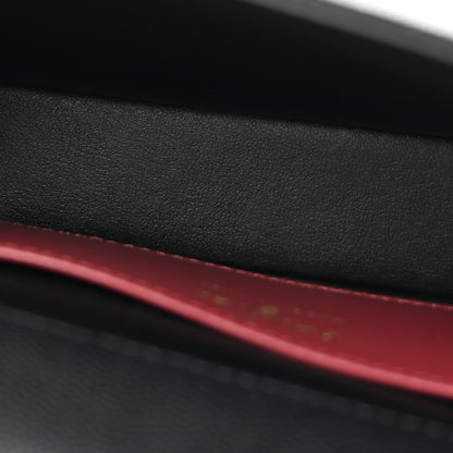 Mini Caviar Shoulder Bag - Black