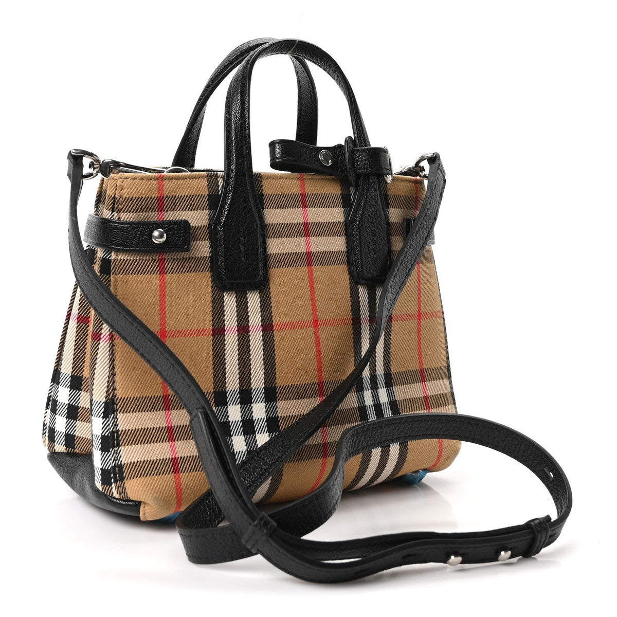 Small Goatskin Tote Bag - Black