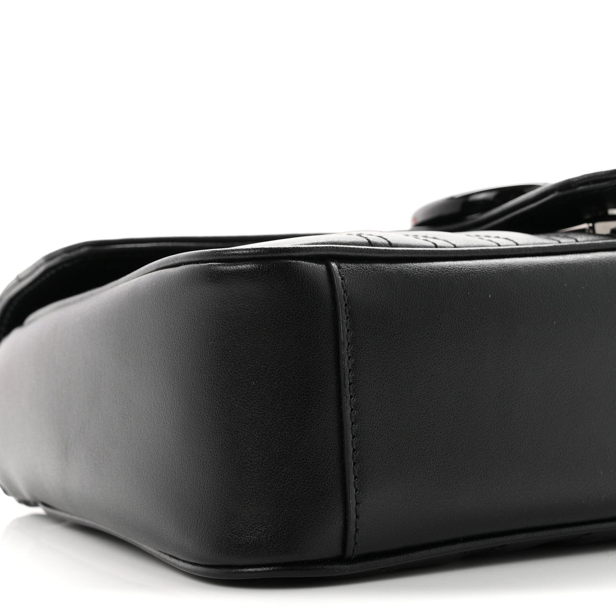 Small Calfskin Shoulder Bag - Black
