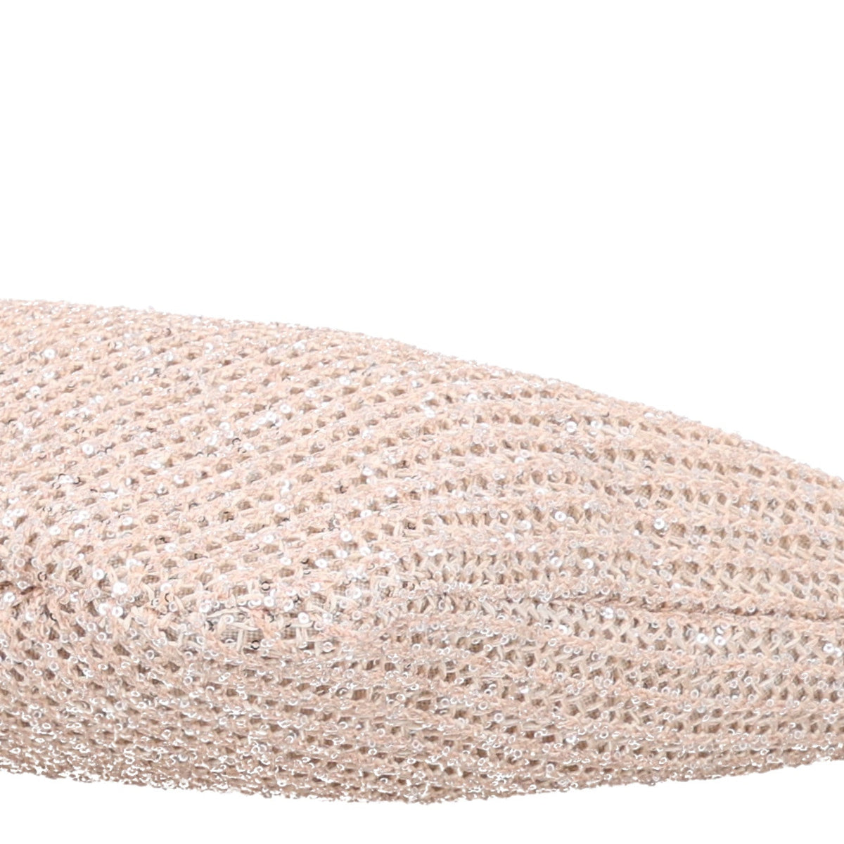 Miu Miusequin Mesh Ivy Bag Cipria Handbag
