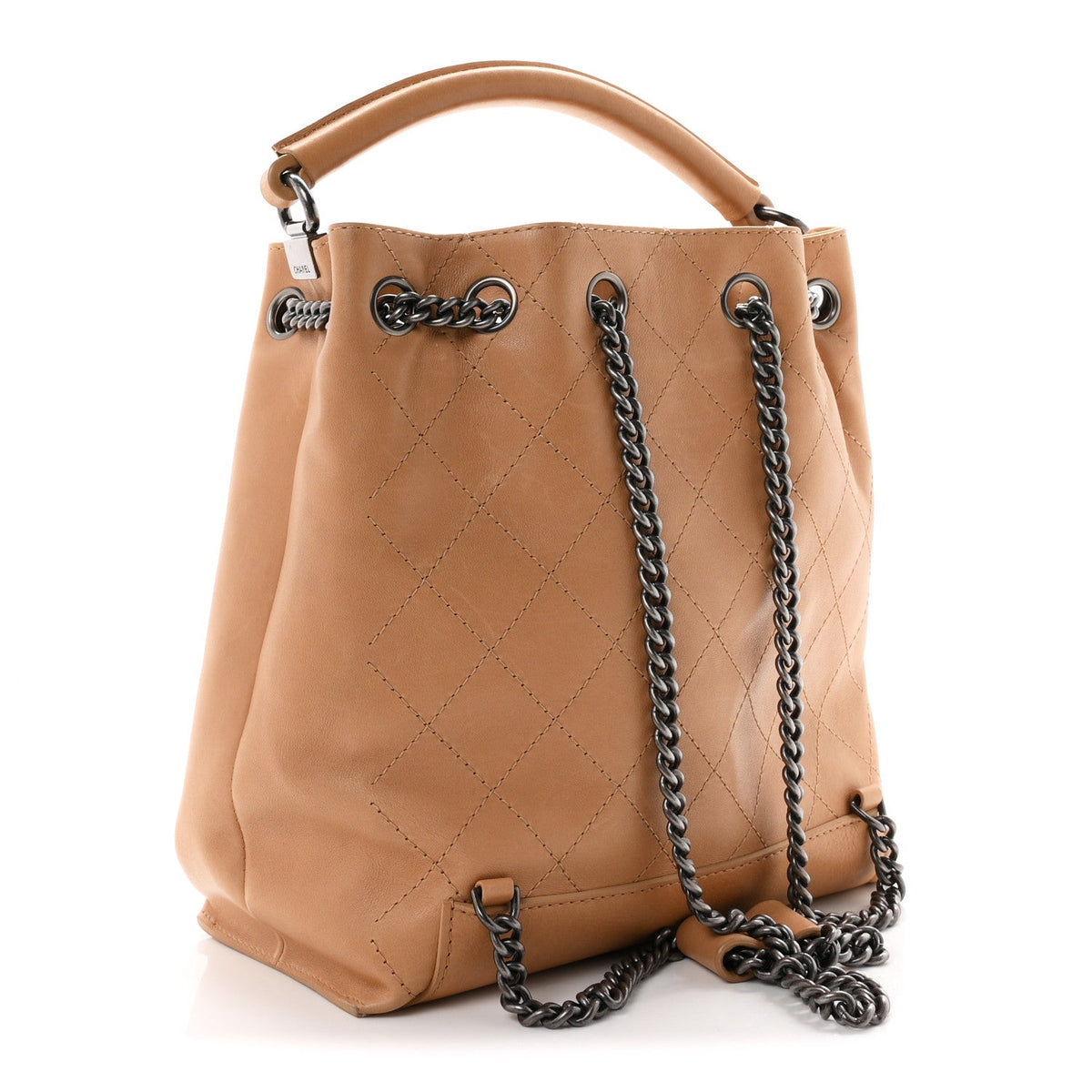 Medium Calfskin Backpack - Beige