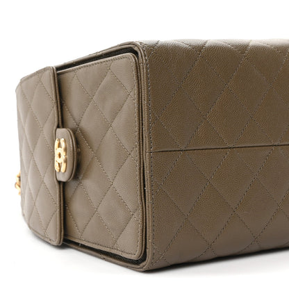 Medium Quilted Caviar Handbag