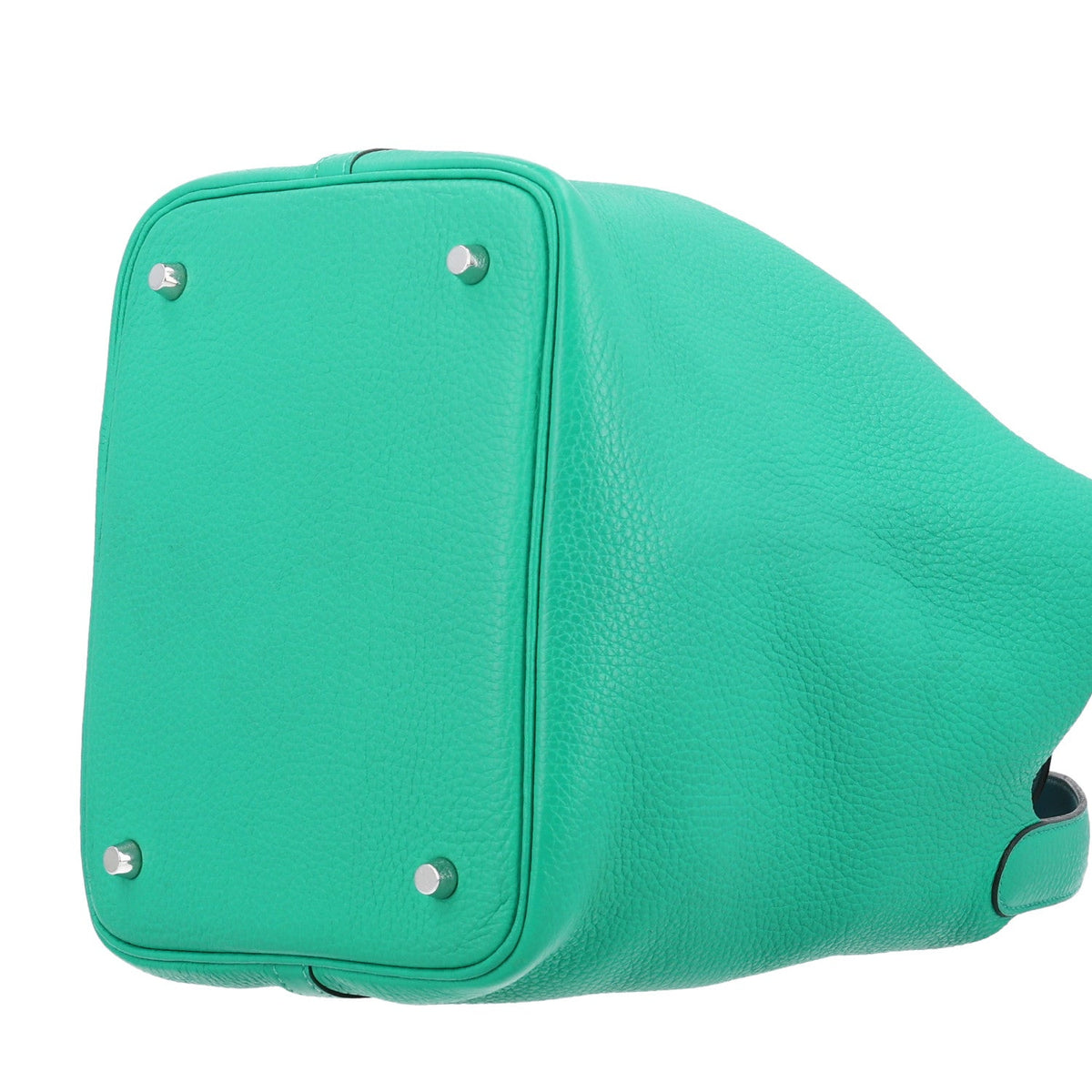 Taurillon Clemence Swift Eclat Picotin L Handbag