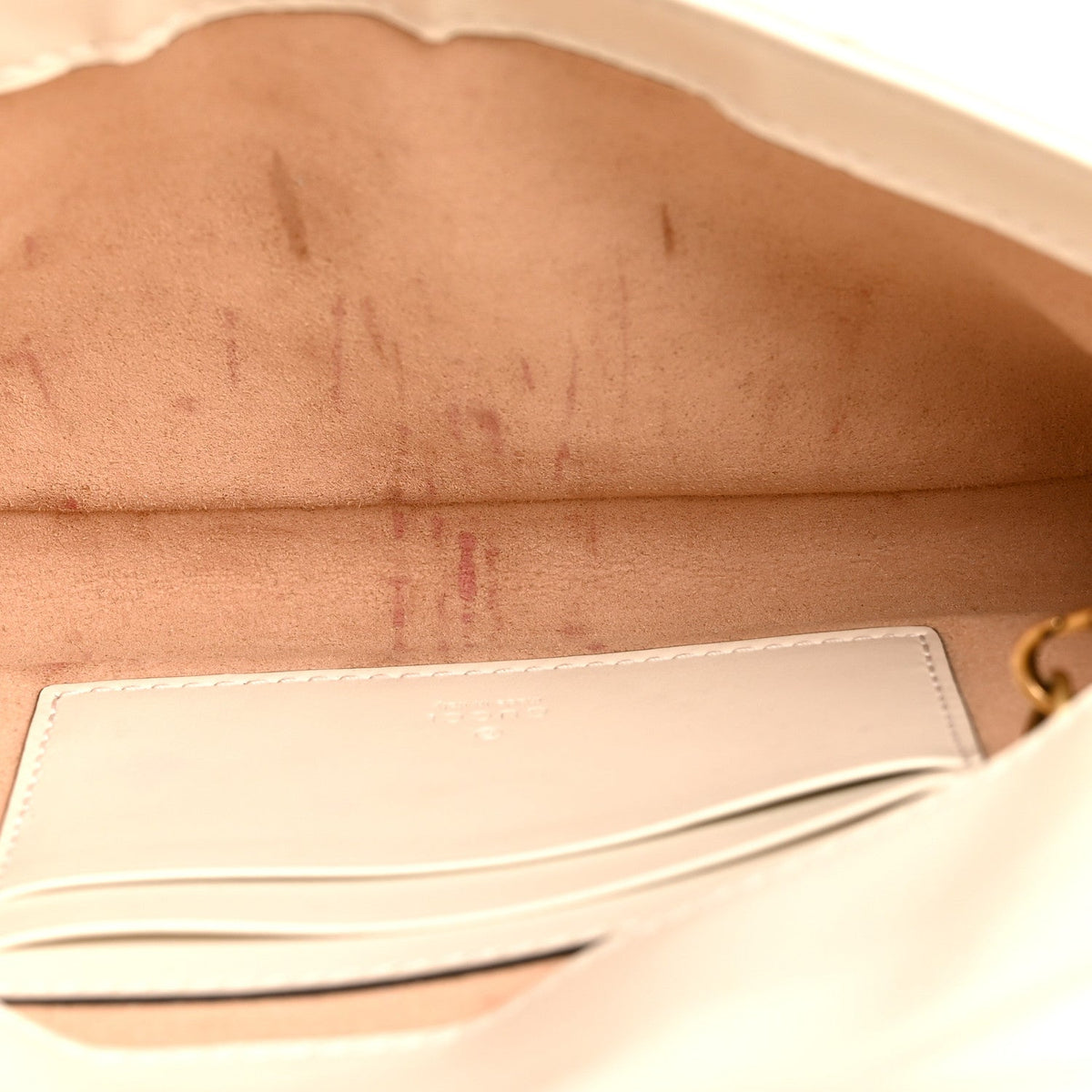 Mini Calfskin Shoulder Bag - White