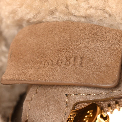 Lambskin Suede Clutch Bag
