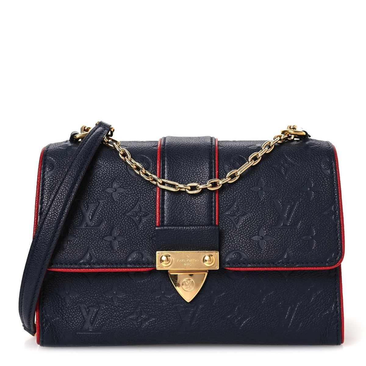 Empreinte Saint Sulpice Pm Marine Rouge Handbag