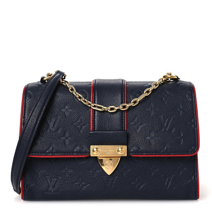Empreinte Saint Sulpice Pm Marine Rouge Handbag