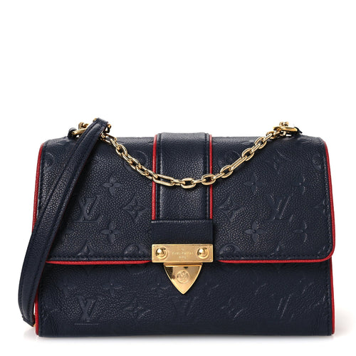Empreinte Saint Sulpice Pm Marine Rouge Handbag