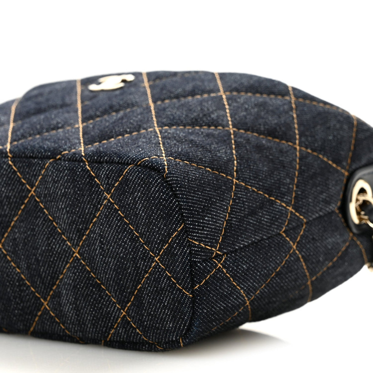 Quilted Hobo Bag - Blue