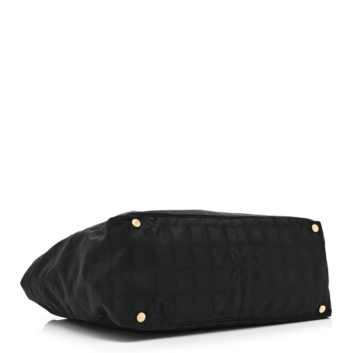 Medium Nylon Tote Bag - Black