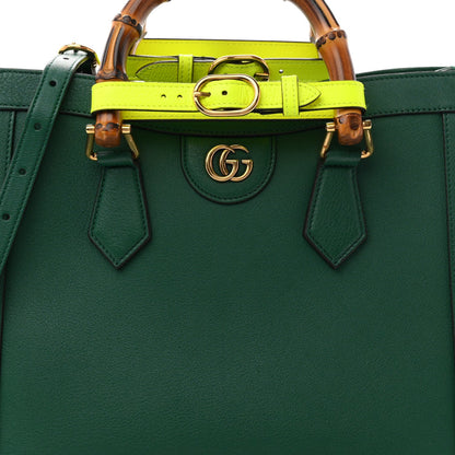 Small Calfskin Tote Bag - Green