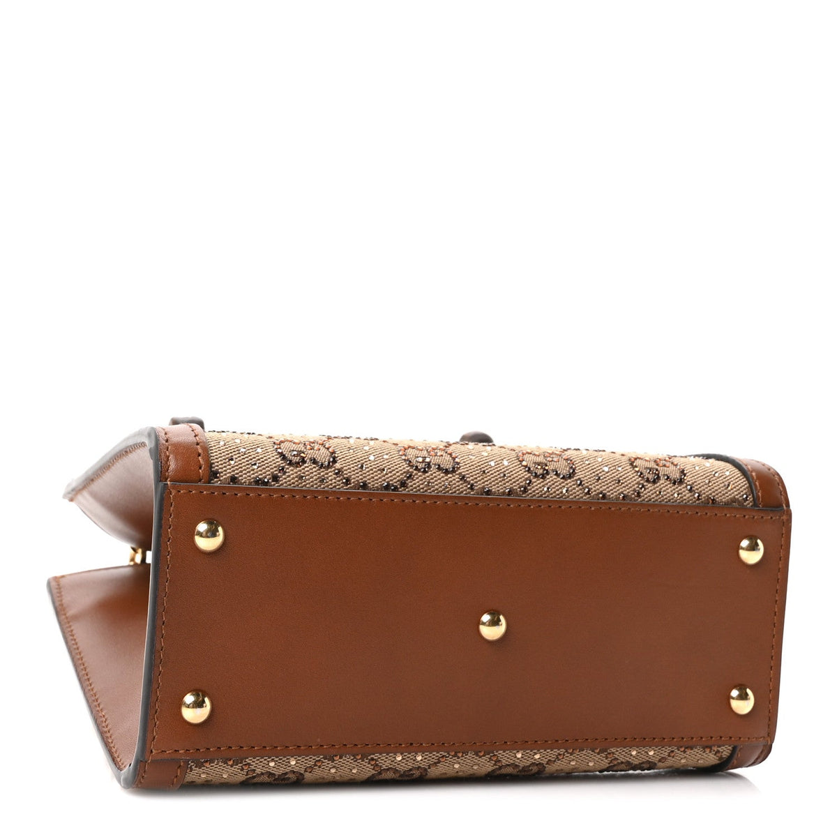 Mini Calfskin Canvas Tote Bag